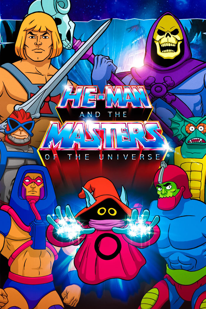 Poster for He-Man And The Masters Of The Universe animated tv show
