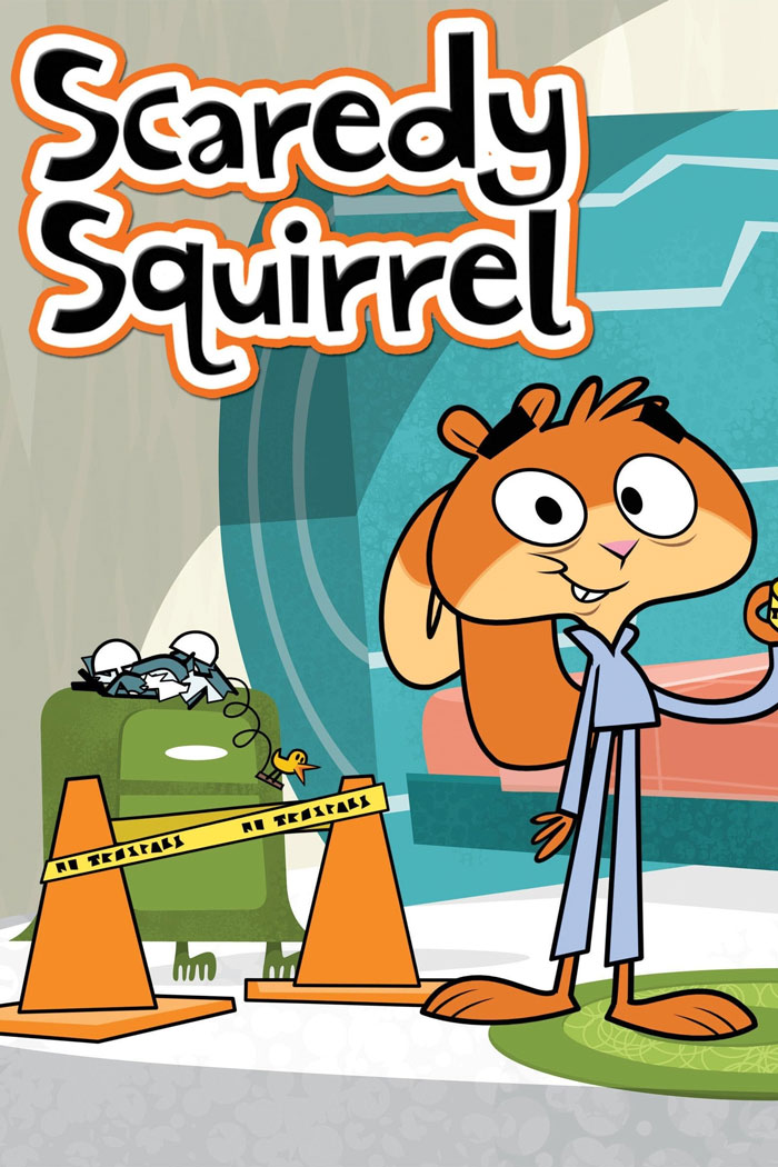Poster for Scaredy Squirrel animated tv show