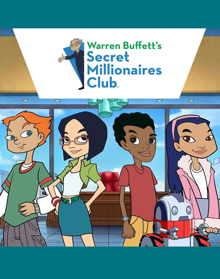 Poster for Secret Millionaires Club animated tv show