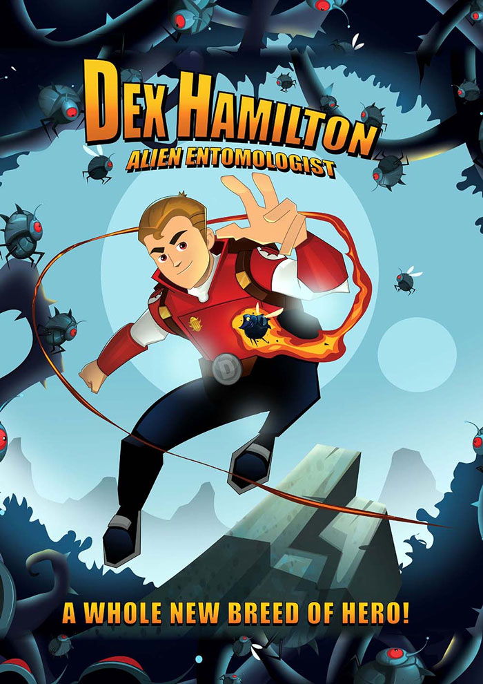 Poster for Dex Hamilton: Alien Entomologist animated tv show