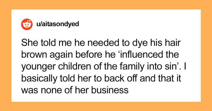 “She Attacked Him First”: Family Feud Ensues After Dad Refuses To Punish His Son For Standing Up Against His Homophobic Aunt