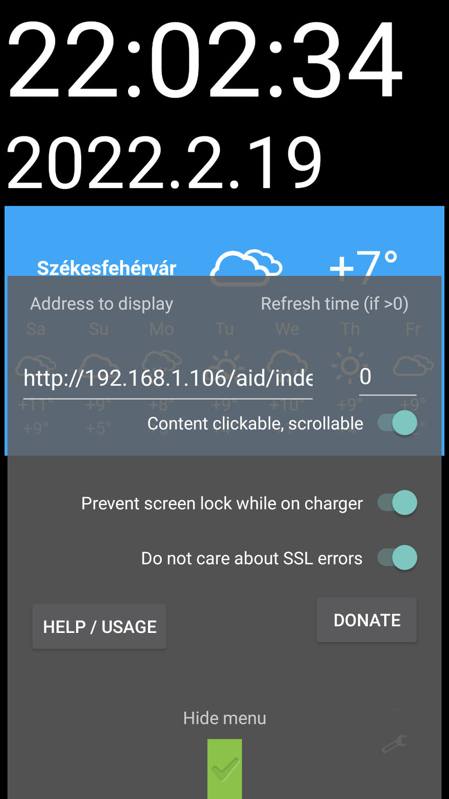 I Made An App To Re-Use Old Phones/Tablets As Information Displays