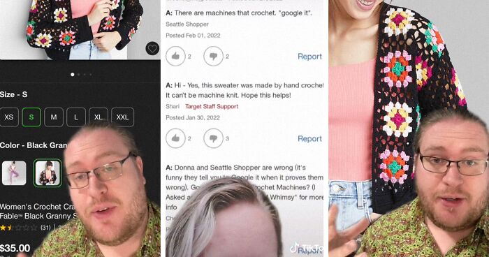 TikTokers List Red Flags That Show This $35 Target Crochet Sweater Is Horrifyingly Unethical