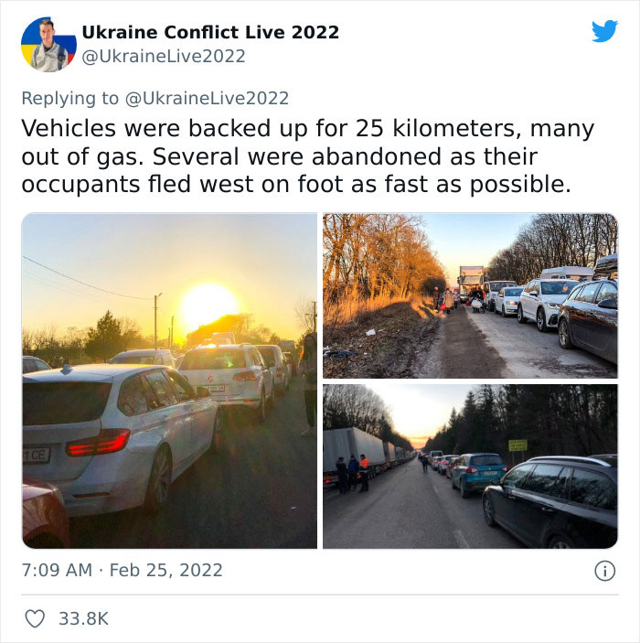 American Walks 20 Hours To Escape Ukraine, Shares "The Worst Night" Of His Life In A Viral Twitter Thread