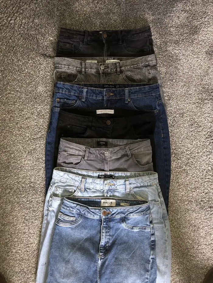 In Case You’ve Ever Wondered Why Women Get So Frustrated With Our Clothing Sizes - Every Pair Of Jeans Pictured, Is A Size 12