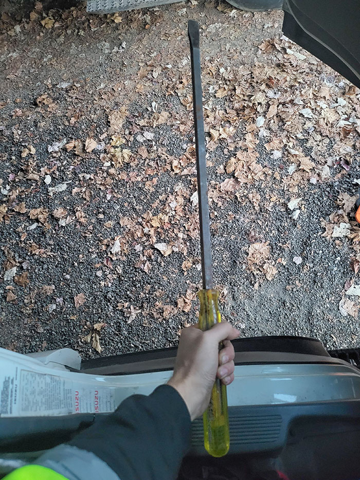 This Massive Screwdriver I Found At Work
