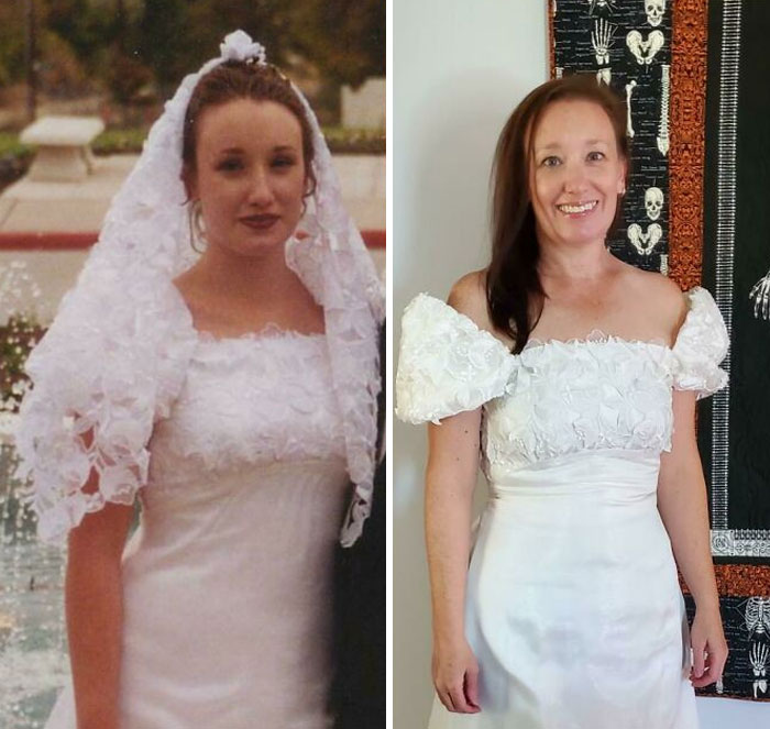 Same Dress, Same Person (Me), 25 Years Apart