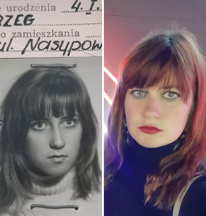 Never Thought I Looked Much Like My Mum Til I Found Her Driver's Licence From 1971