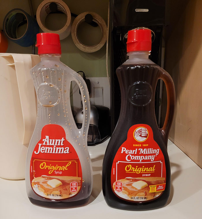 Old vs. New Syrup Branding
