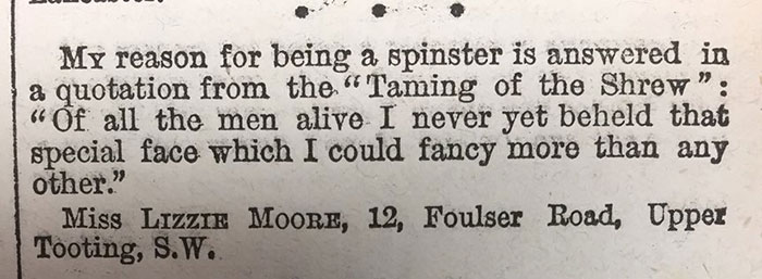 Magazine In 1889 Asked Women Why They Are Single, Receive Hilariously Badass Answers