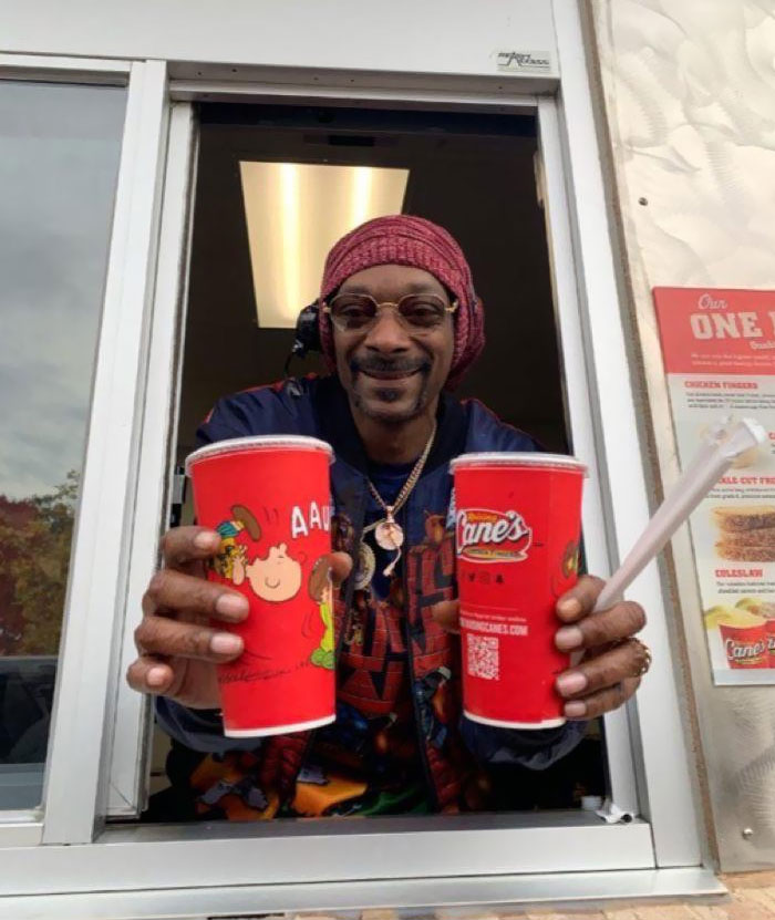 Bruh My Sister Met Snoop At A Canes In Arkansas Of All Places