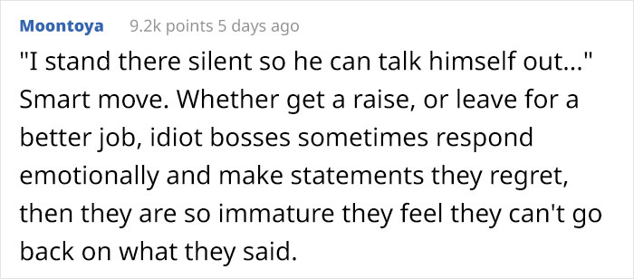 Employee Is Pushed Over The Line After Boss Berates Them For Being Late On Their Day Off Employee Is Pushed Over The Line After Boss Berates Them For Being Late On Their Day Off