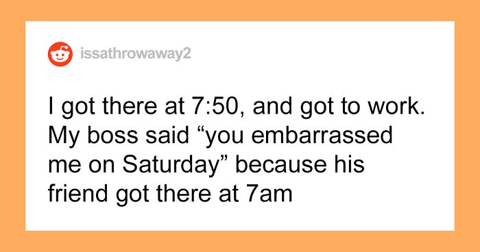 Employee Is Pushed Over The Line After Boss Berates Them For Being Late On Their Day Off