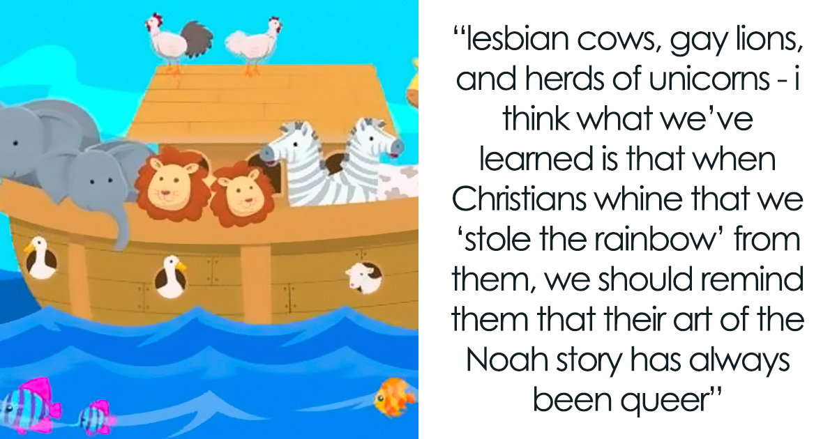 "The Error Is Systemic To The Genre, It Seems": Writer Reveals How Noah's Ark Illustrations Frequently Have Gay Pairs Of Animals - Vimarsana News