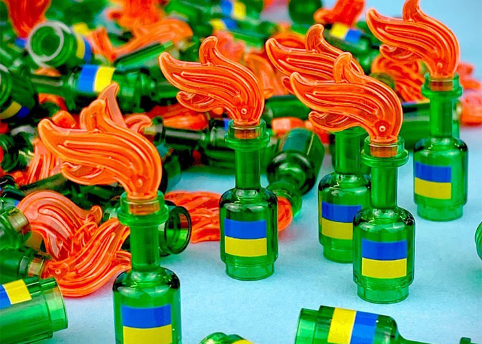 Mini Figurines Of Zelenskyy And Molotov Cocktails Raise $160K For Ukraine Relief