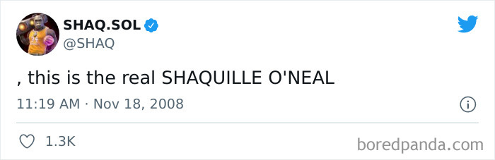 This Was Shaq's First Tweet