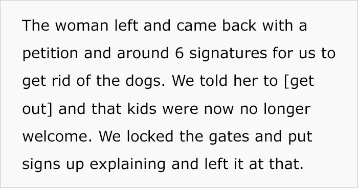 Couple Lets Neighbors' Kids Play In Their Backyard But Changes Their Mind After Neighborhood Karen Demands They Get Rid Of Their 2 Dogs Couple Lets Neighbors' Kids Play In Their Backyard But Changes Their Mind After Neighborhood Karen Demands They Get Rid Of Their 2 Dogs