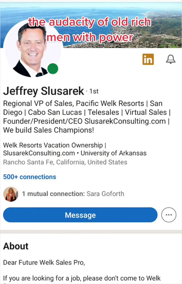 Inappropriate Message A Company Executive Sent To This Woman After Reaching Out To Her About A Job Offer Goes Viral With Over 300K Views Inappropriate Message A Company Executive Sent To This Woman After Reaching Out To Her About A Job Offer Goes Viral With Over 300K Views