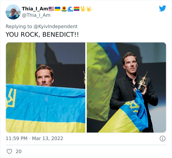 While Celebrities Are Helping Ukraine In Different Ways, Benedict Cumberbatch Is Thinking About Housing Ukrainian Refugees