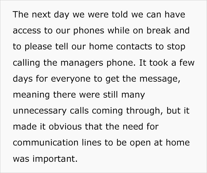 Manager Bans Mobile Phones During Work Hours, Insists All Calls Go Through Her, Staff Maliciously Complies Manager Bans Mobile Phones During Work Hours, Insists All Calls Go Through Her, Staff Maliciously Complies