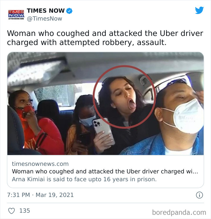 Uber Driver Gets Attacked By Rowdy Passengers After Asking One Of Them To Put On A Mask (Fix)