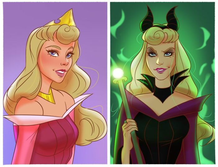 14 Disney Princesses Reimagined As Disney Villains