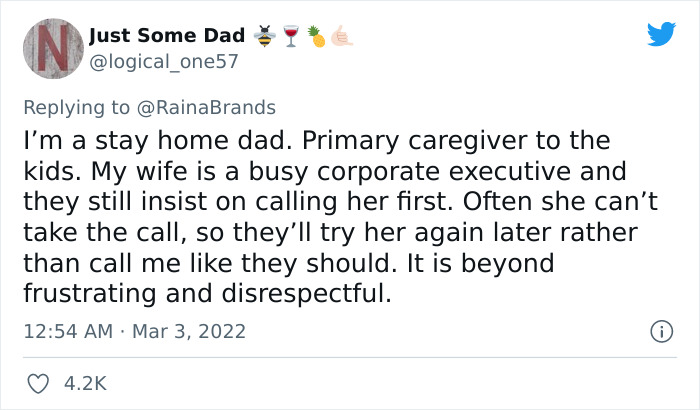 Daycare Keeps Calling The Mom Instead Of The Dad When They Need Something, So She Calls Them Out Daycare Keeps Calling The Mom Instead Of The Dad When They Need Something, So She Calls Them Out