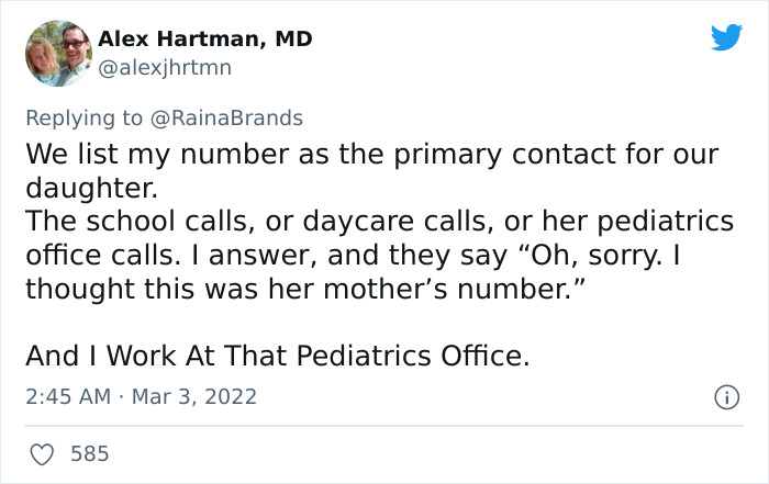 Daycare Keeps Calling The Mom Instead Of The Dad When They Need Something, So She Calls Them Out Daycare Keeps Calling The Mom Instead Of The Dad When They Need Something, So She Calls Them Out