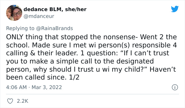 Daycare Keeps Calling The Mom Instead Of The Dad When They Need Something, So She Calls Them Out Daycare Keeps Calling The Mom Instead Of The Dad When They Need Something, So She Calls Them Out