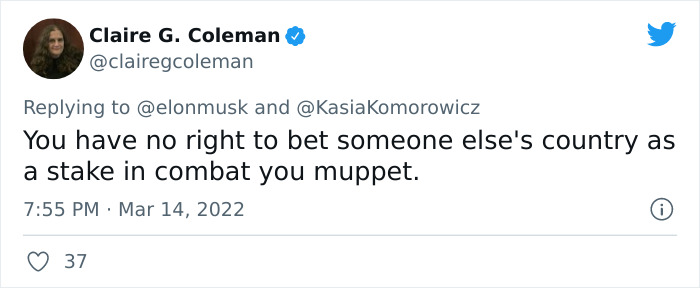 People Online Are Either Loving Or Hating Elon Musk Right Now For Inviting Putin To A Duel To Win Ukraine And Posting Memes People Online Are Either Loving Or Hating Elon Musk Right Now For Inviting Putin To A Duel To Win Ukraine And Posting Memes