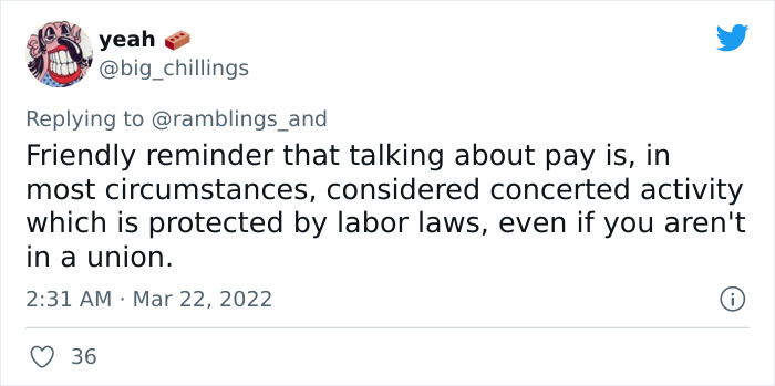 Person Tweets How They Helped Coworker Renegotiate Their Contract After Finding Out They Earn 20% Less, Sparks Debates On Twitter Person Tweets How They Helped Coworker Renegotiate Their Contract After Finding Out They Earn 20% Less, Sparks Debates On Twitter
