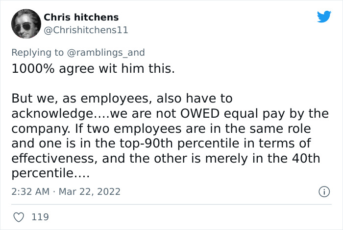 Person Tweets How They Helped Coworker Renegotiate Their Contract After Finding Out They Earn 20% Less, Sparks Debates On Twitter Person Tweets How They Helped Coworker Renegotiate Their Contract After Finding Out They Earn 20% Less, Sparks Debates On Twitter