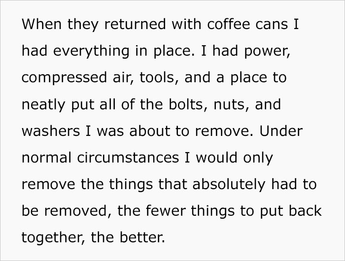 “Oh, It’s Not Your Job? It Is Now”: Guy Takes Pro Revenge On Uncooperative Mechanics By Disassembling A Vehicle And Making Them Reassemble It “Oh, It’s Not Your Job? It Is Now”: Guy Takes Pro Revenge On Uncooperative Mechanics By Disassembling A Vehicle And Making Them Reassemble It