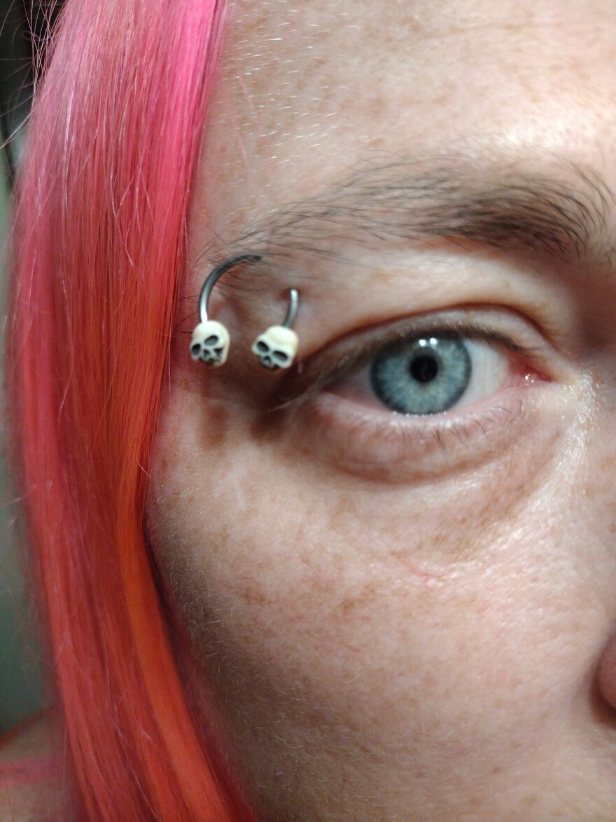 Blue With Dark Rings