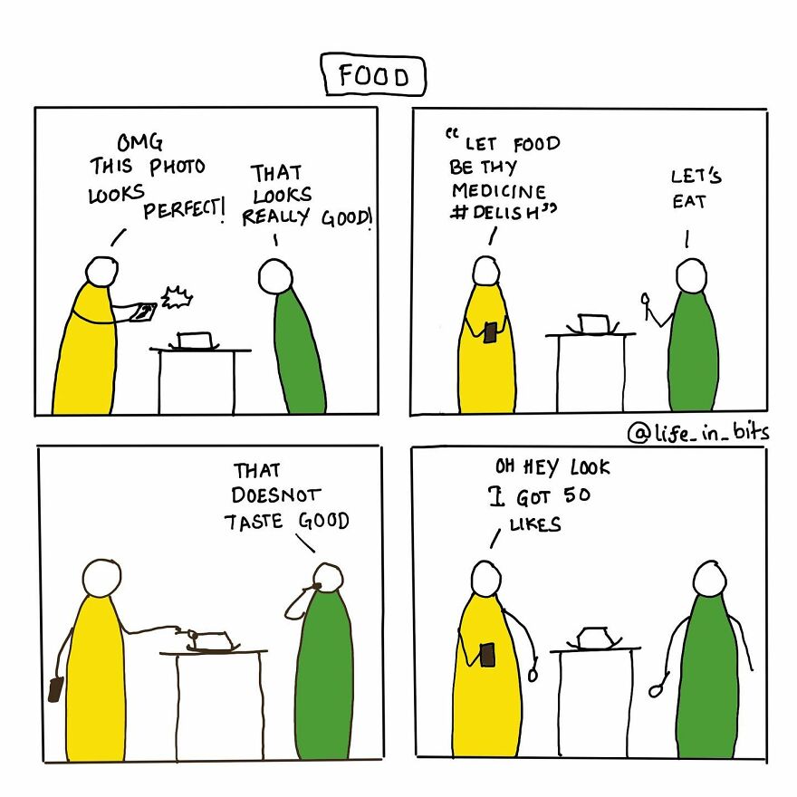 48 Minimalistic Comics About My Everyday Observations