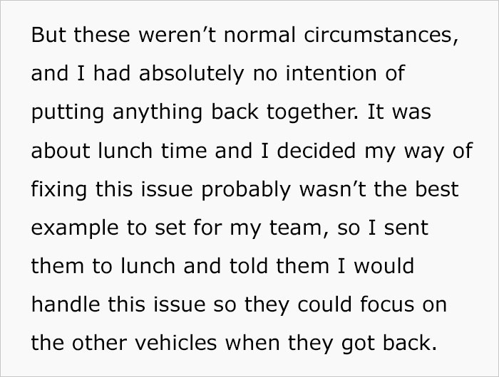“Oh, It’s Not Your Job? It Is Now”: Guy Takes Pro Revenge On Uncooperative Mechanics By Disassembling A Vehicle And Making Them Reassemble It “Oh, It’s Not Your Job? It Is Now”: Guy Takes Pro Revenge On Uncooperative Mechanics By Disassembling A Vehicle And Making Them Reassemble It