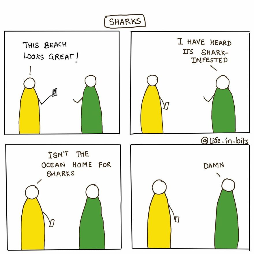 48 Minimalistic Comics About My Everyday Observations