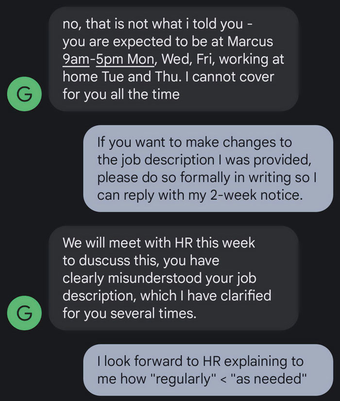 14 Screenshots Of People’s ‘I Quit’ Texts Because ‘Screw That, I Deserve Better’ 14 Screenshots Of People’s ‘I Quit’ Texts Because ‘Screw That, I Deserve Better’