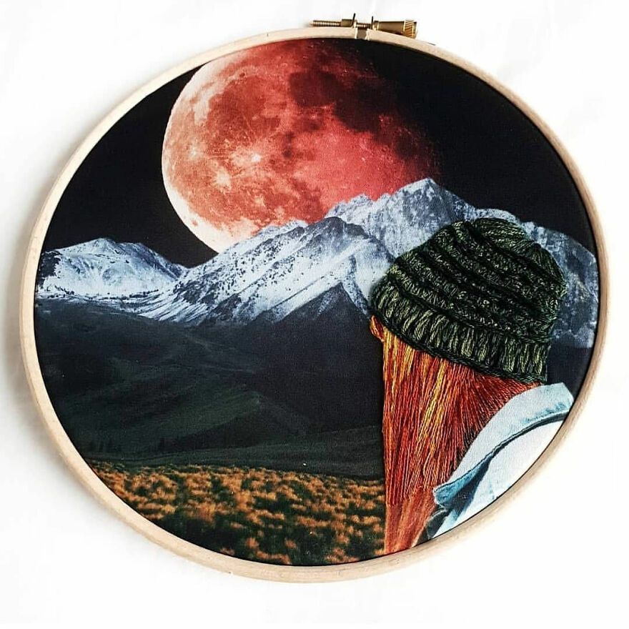 I Mix Embroidery With Printed Fabrics