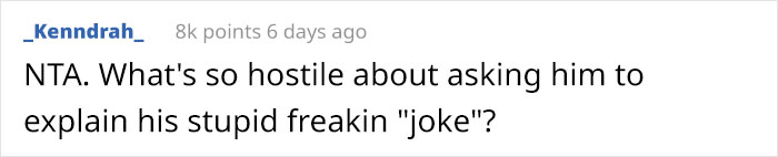 Man Stands Up For His Wife When Sister's New Boyfriend Makes A Rude 'Joke' About Her Mastectomy Man Stands Up For His Wife When Sister's New Boyfriend Makes A Rude 'Joke' About Her Mastectomy