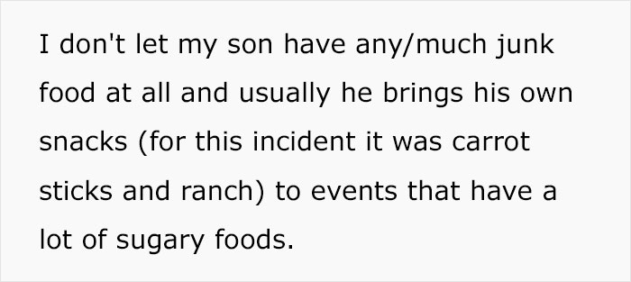 Mom Who Doesn’t Allow Her 8 Y.O. To Eat Cake Is Livid When She Finds Out His Friend Convinced Him To Eat It On His Birthday Mom Who Doesn’t Allow Her 8 Y.O. To Eat Cake Is Livid When She Finds Out His Friend Convinced Him To Eat It On His Birthday