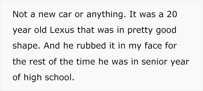 Family Drama Ensues As These Parents Gifted Their Older Son A Car On His 18th Birthday But Disappointed The Younger One When He Turned 18 Family Drama Ensues As These Parents Gifted Their Older Son A Car On His 18th Birthday But Disappointed The Younger One When He Turned 18