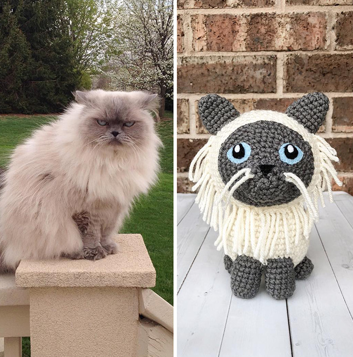 I Turn People's Dogs Into Smaller Crocheted Versions Of Them