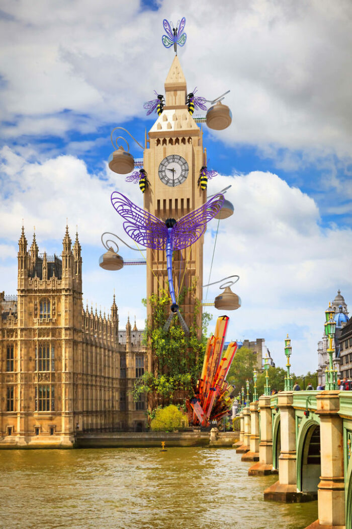 Designers Portrayed What These 4 Famous London Landmarks Would Look Like If They Were Built According To Children’s Drawings