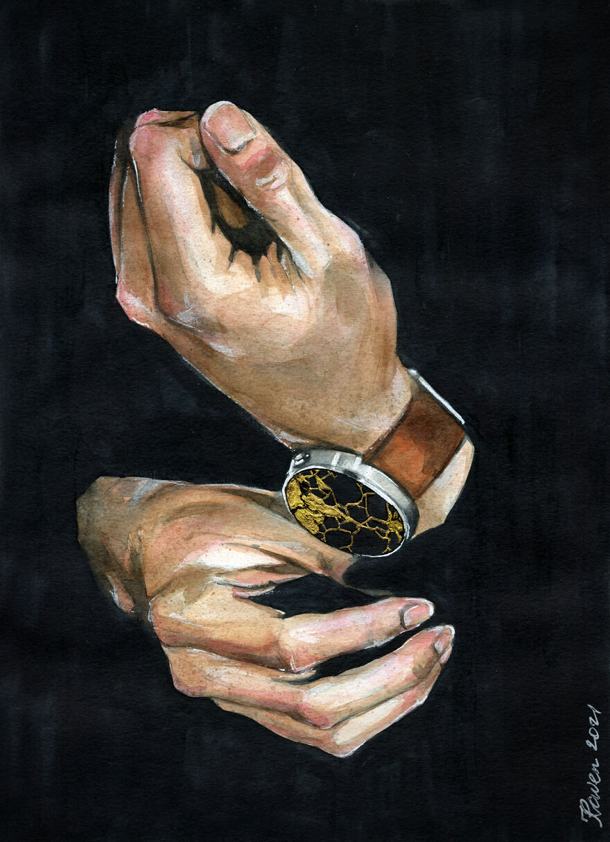 I Love To Add The Gold Touch To My Art I Love To Add The Gold Touch To My Art