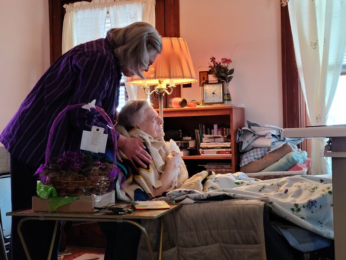 My Mom, Who Turned 100 In February. Long May She Live