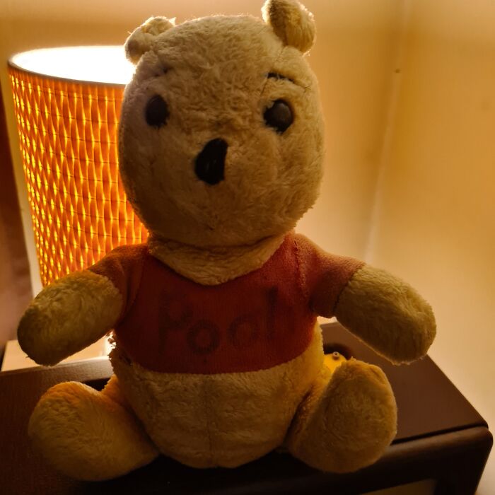 Winnie The Pooh. Had Him Since The Day I Was Born. I'm 40