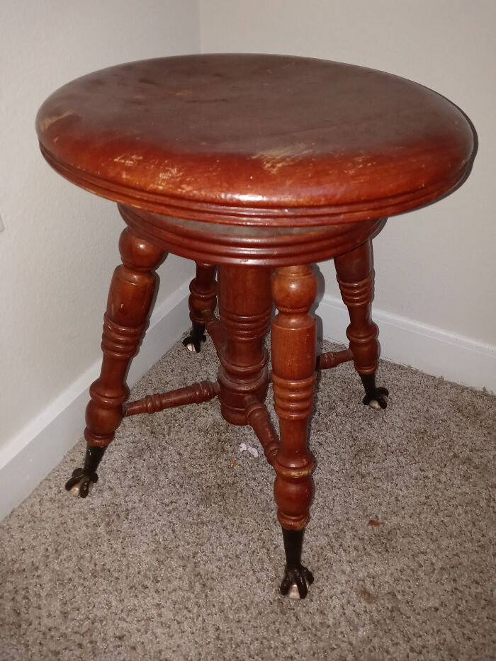 This Is My Great Grandma's Piano Stool