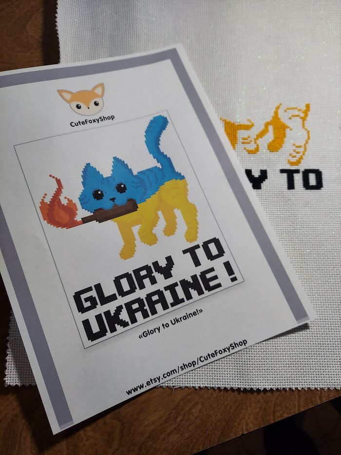 Buying Digital Downloads From Etsy Shops Based In Ukraine (Like This Counted Cross-Stitch Pattern & Children's Artwork)