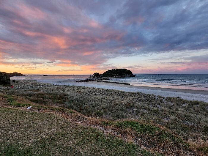 Sunset At Mount Maunganui New Zealand